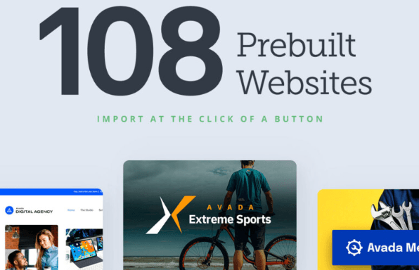 Avada Prebuilt website